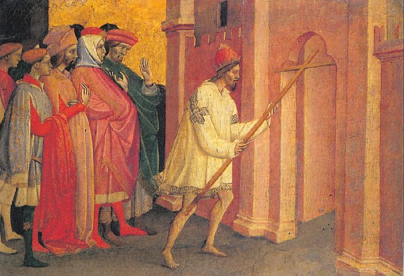 Lambertini, Michele di Matteo The Emperor Heraclius Carries the Cross to Jerusalem France oil painting art